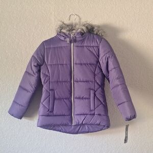 R 1881  By S.ROTHSCHILD Violet Puffer Coat.